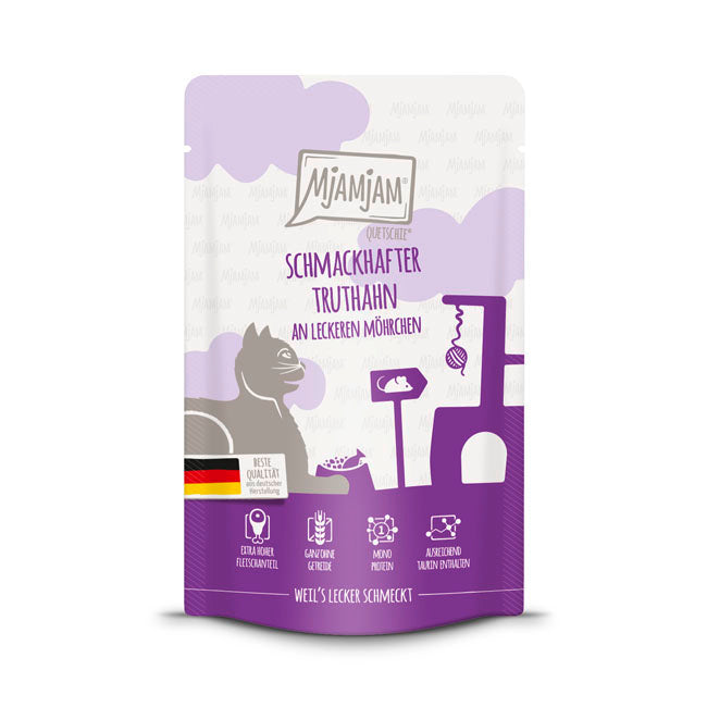 MjAMjAM - Pavo gustoso sobre deliciosas Zanahorias 125g