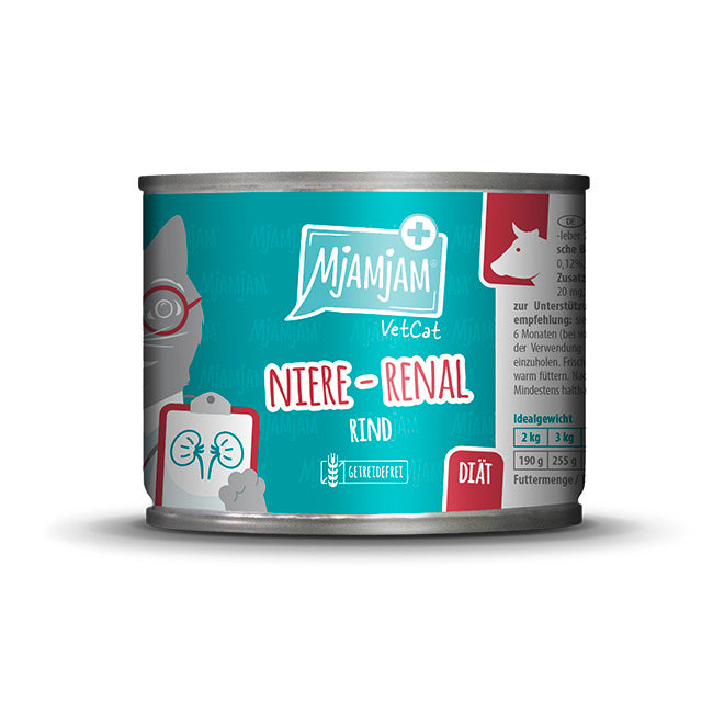 MjAMjAM VetCat - Renal (Ternera) 200gr