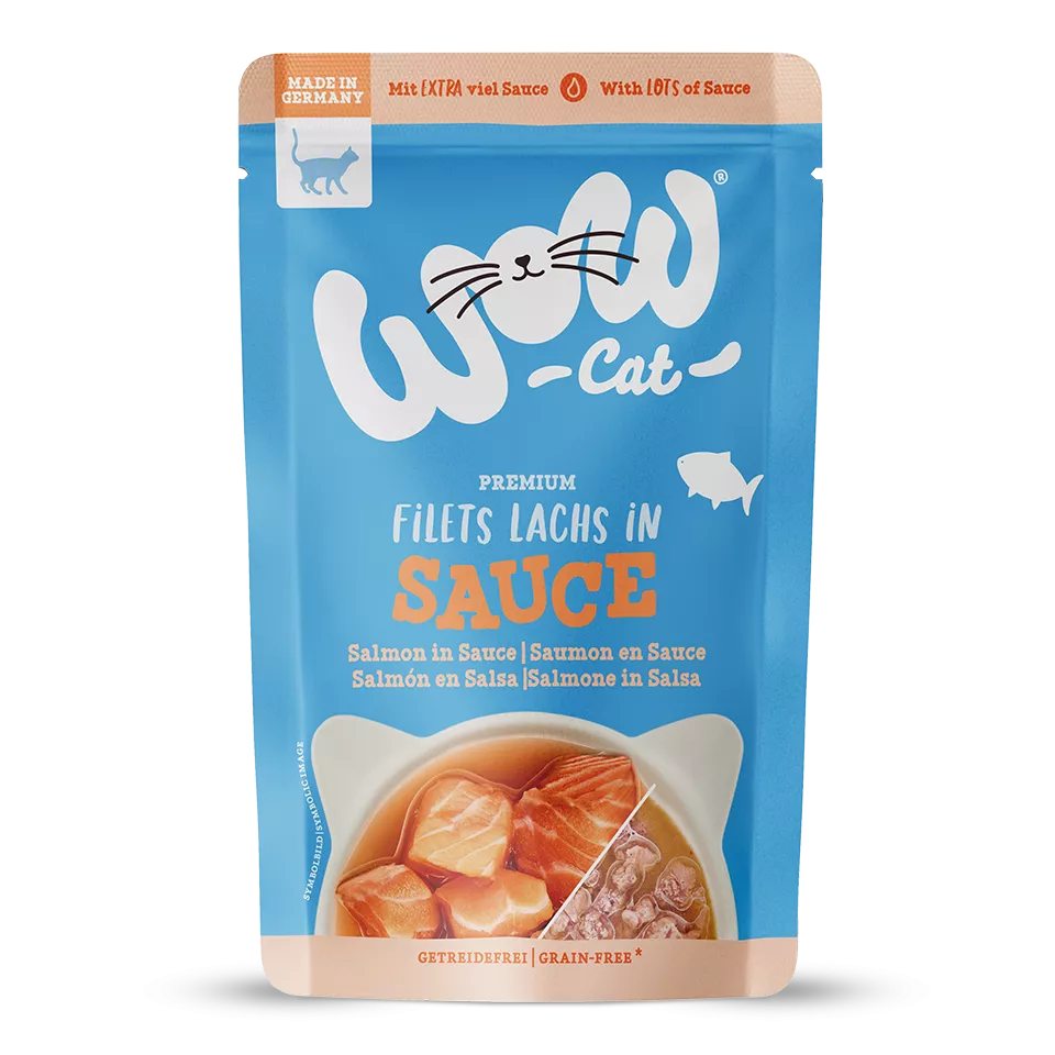 WOW Cat - Salmón en Salsa 85gr