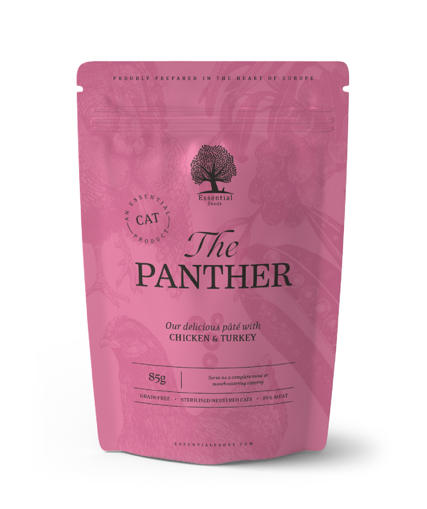 Essential Foods - La Panthère (Poulet et Dinde) 85 g