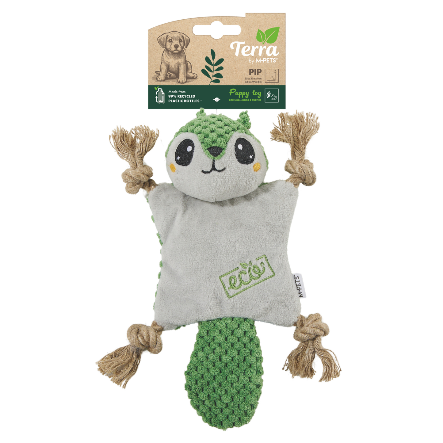 M-PETS - Jouet pour chien Terra Eco Pip