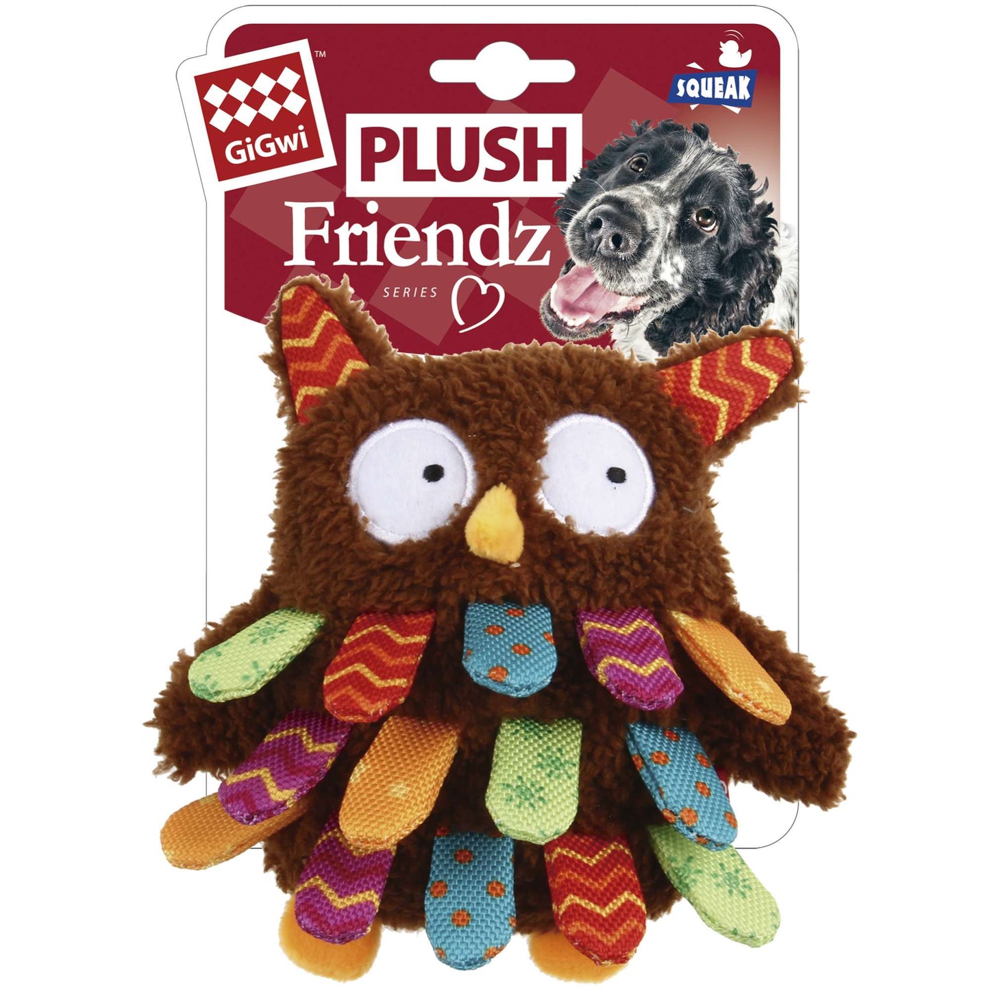 GiGwi - Juguete Plush Friendz búho 11cm