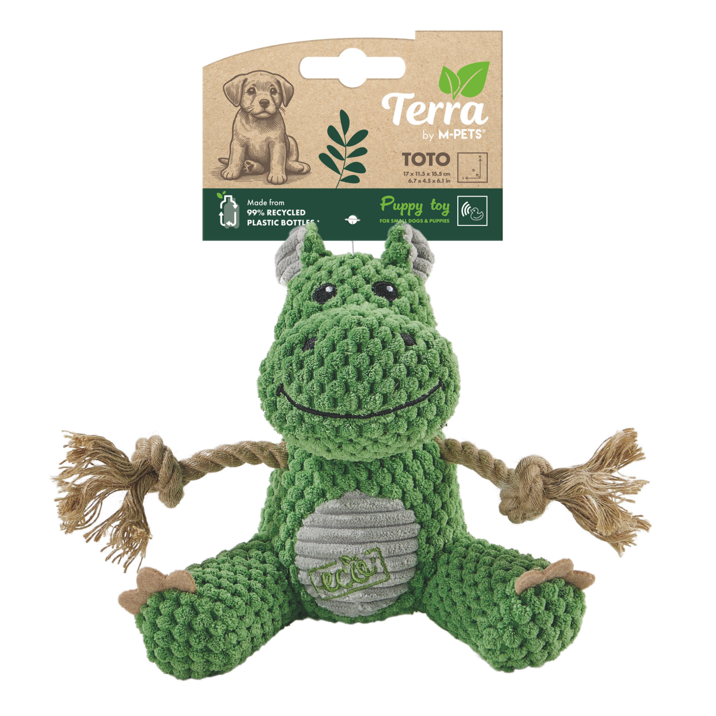 M-PETS - Terra Eco Dog Toy Toto