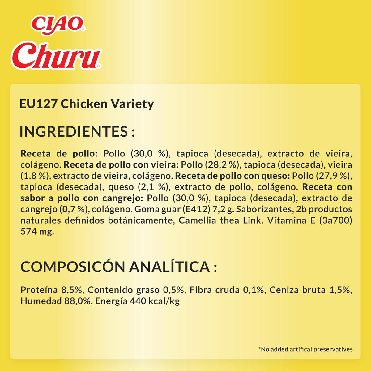 Churu - Variedades de Pollo (20P)