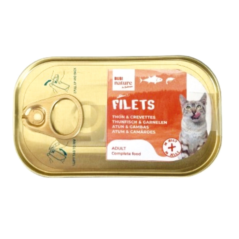 Bubi Nature - Atún y Gamba en gelatina 85g
