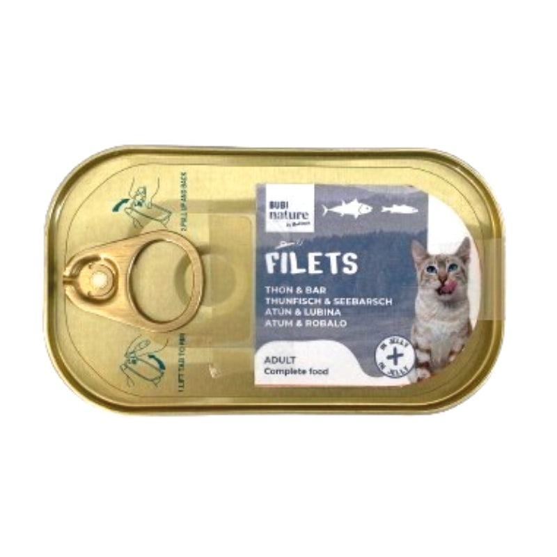 Bubi Nature - Atún y Lubina en gelatina 85g