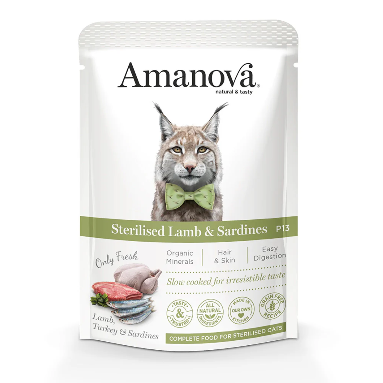 Amanova - Agneau et Sardines 85g