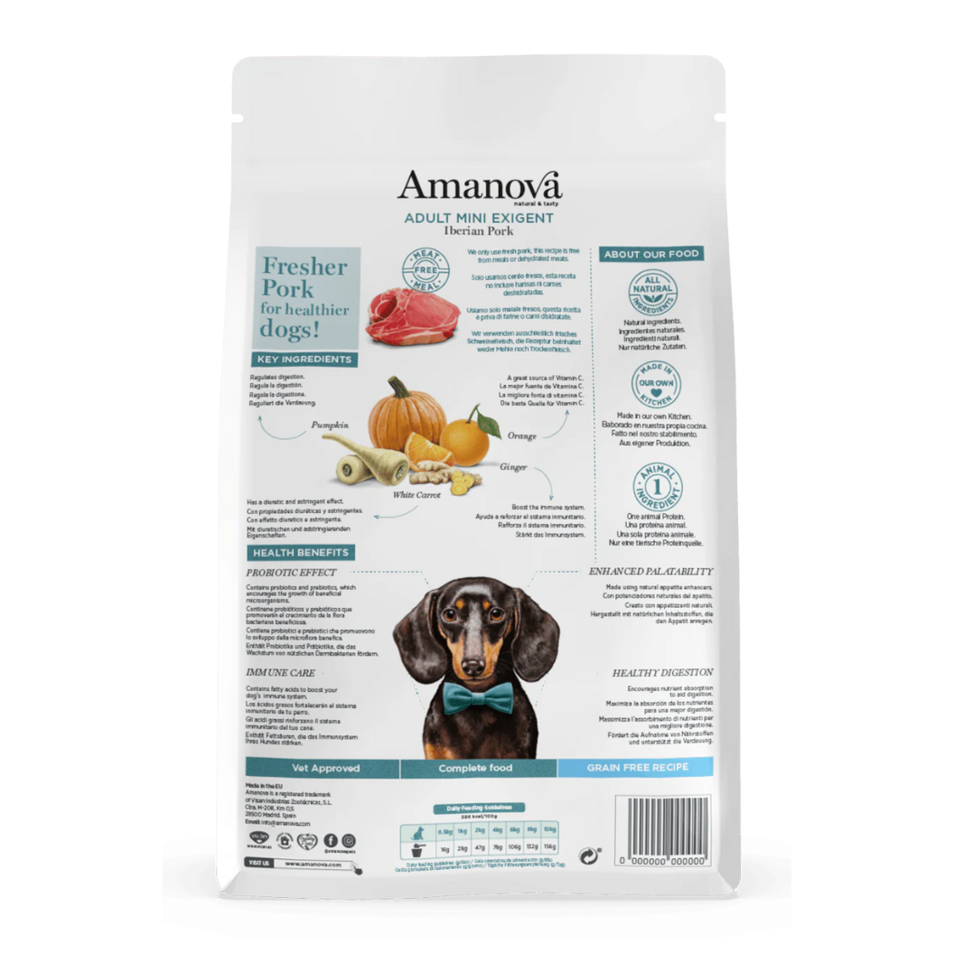 Amanova - Adult Mini Exigent Cerdo Ibérico