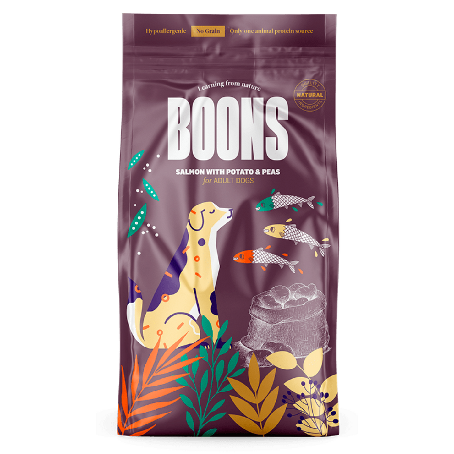 BOONS - Salmón con Patatas y Guisantes