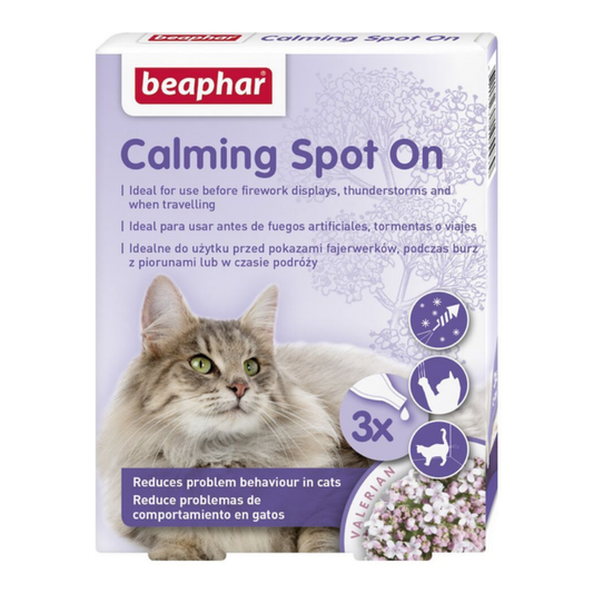 Beaphar - Calming Spot On Pipetas Calmantes para Gato (3 Pipetas)
