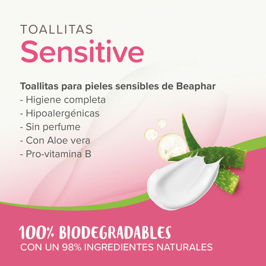 Beaphar Toallitas Húmedas Sensitive 30uds
