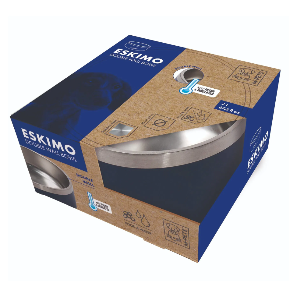 M-Pets - ESKIMO Double Wall Bowl