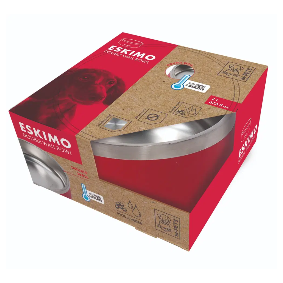 M-Pets - ESKIMO Double Wall Bowl