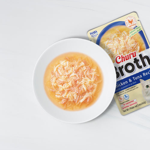 Ciao Churu Broth - Pollo con Salmón 40g
