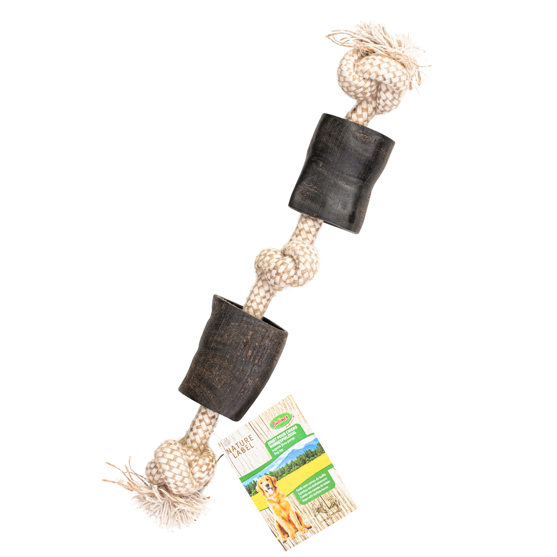 Jouet mécanique en corne de buffle L 45 cm