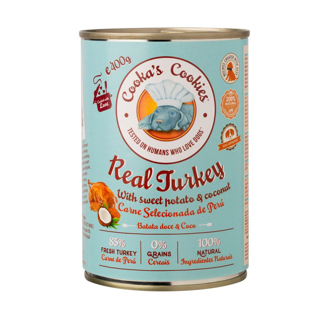 Cooka's Cookies - Real Turkey (Pavo) 400g