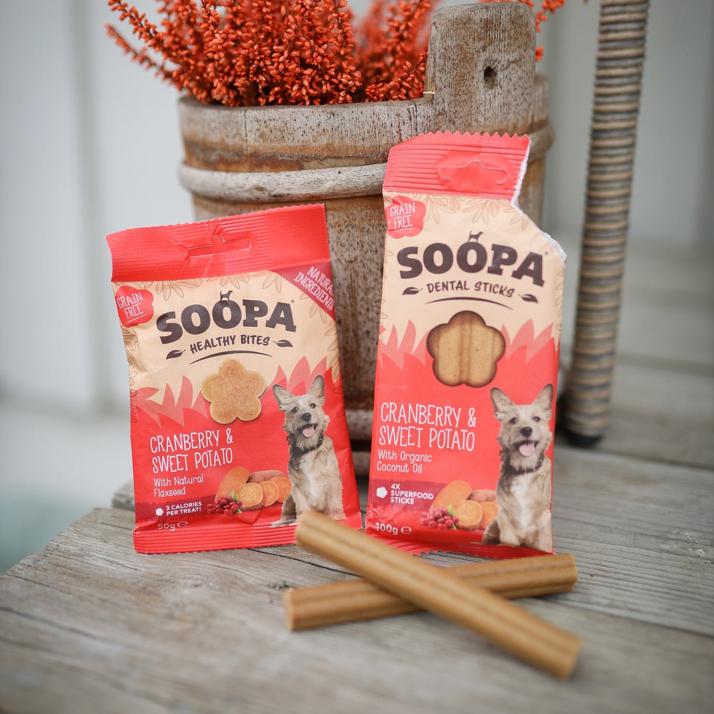 Soopa - Palitos dentales de Arándanos y Boniato