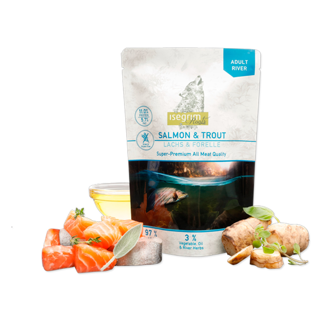 Isegrim - Salmón y Trucha (Adult River) 410g