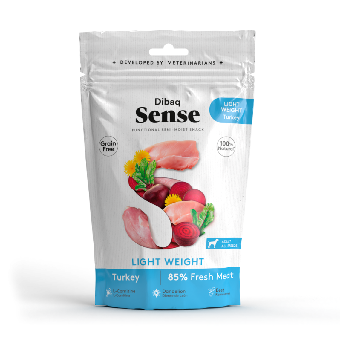 Dibaq Sense - Snack léger à la dinde 100 g