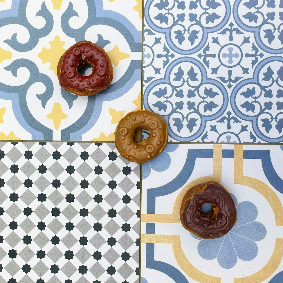 Donuts Glaseados con Frutas