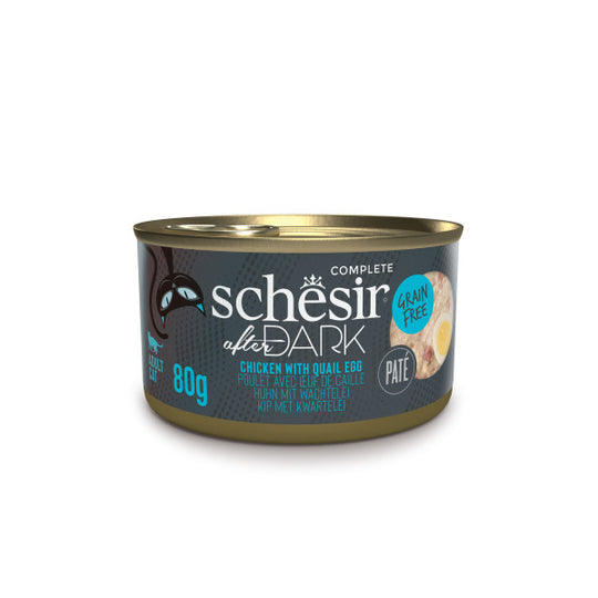 Schesir After Dark - Pollo con huevo de codorniz en paté 80g