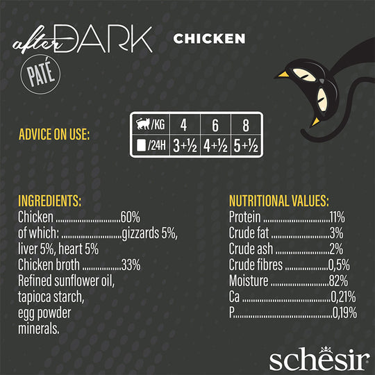 Schesir After Dark - Pollo en paté 80g