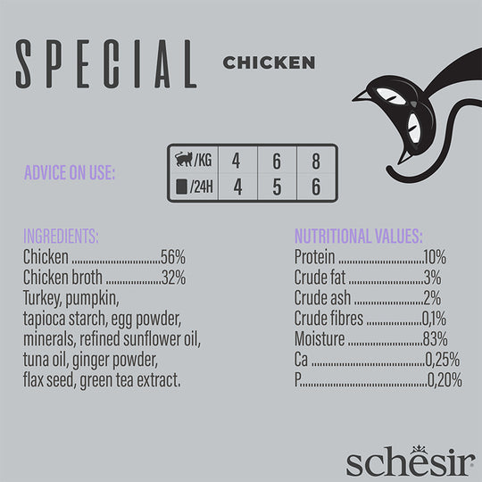 Shesir Special Mousse - LIGHT Pollo en Mousse 70g