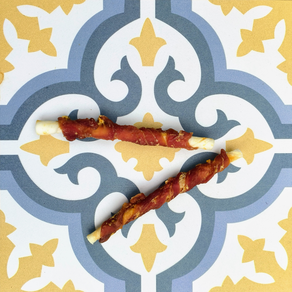 Enrollado de piel con Pato 12cm