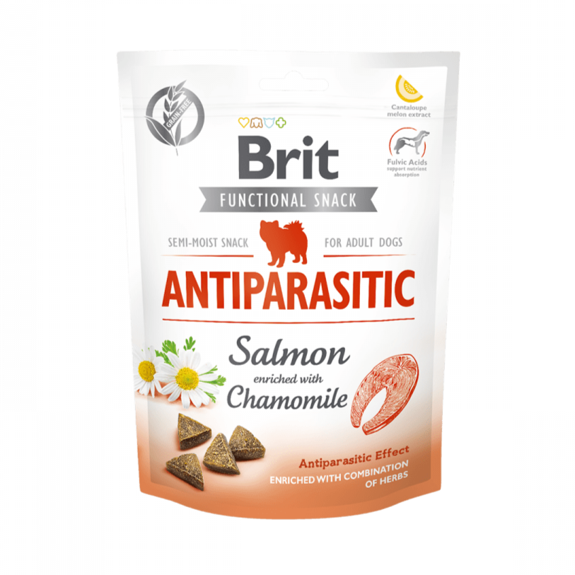 Brit Care - ANTIPARASITIC Functional Snack de Salmón para perros 150gr