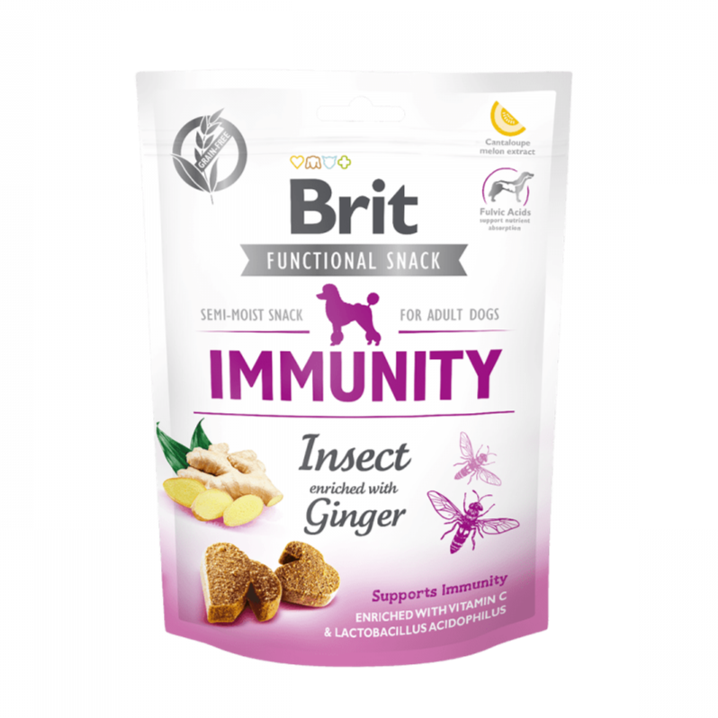 Brit Care - IMMUNITY Functional Snack de Proteína de Insecto para perros 150gr