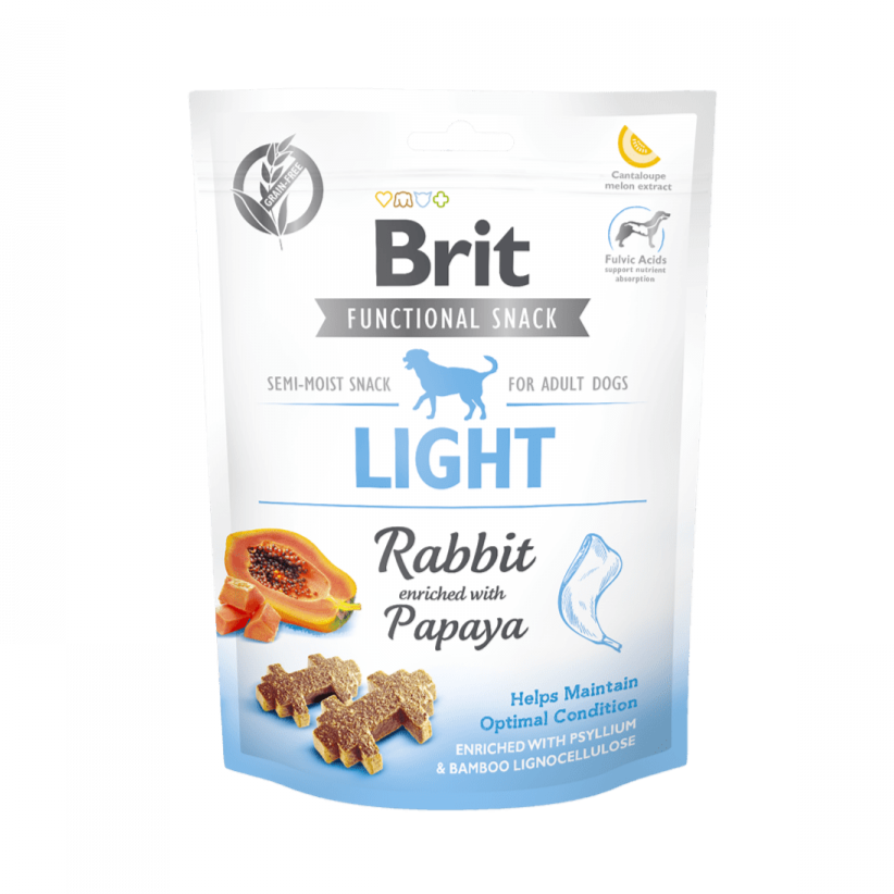 Brit Care - LIGHT Functional Snack de Conejo para perros 150gr