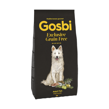 Gosbi Exclusive Sans Céréales - Poisson Adulte Moyen (Poisson)
