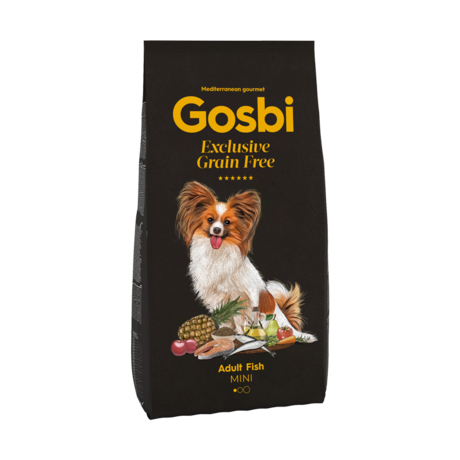 Gosbi Exclusive Sans Céréales - Mini Poisson Adulte (Poisson)