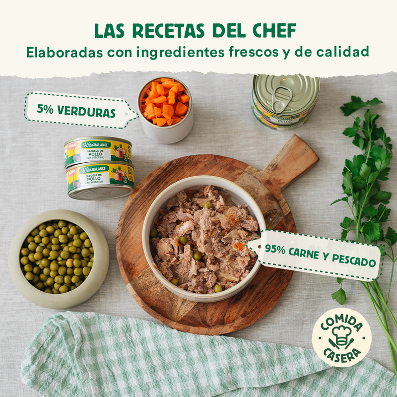 Wild Balance - Cazuela de Pollo con verduras 80gr