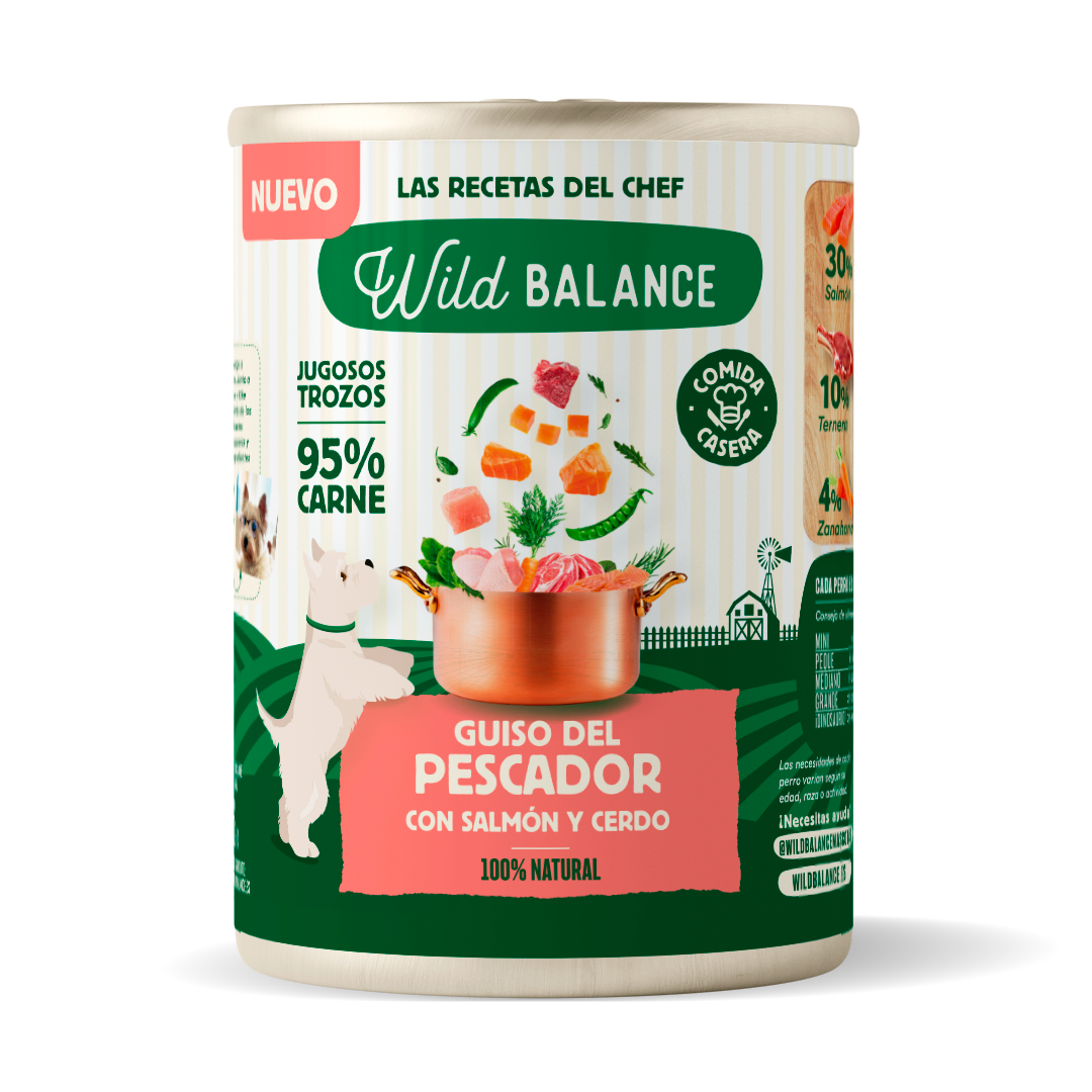 Wild Balance - Guiso del Pescador (Salmón y Cerdo) 400g