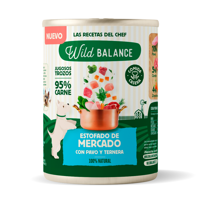 Wild Balance - Estofado de Mercado (Pavo y Ternera) 400g