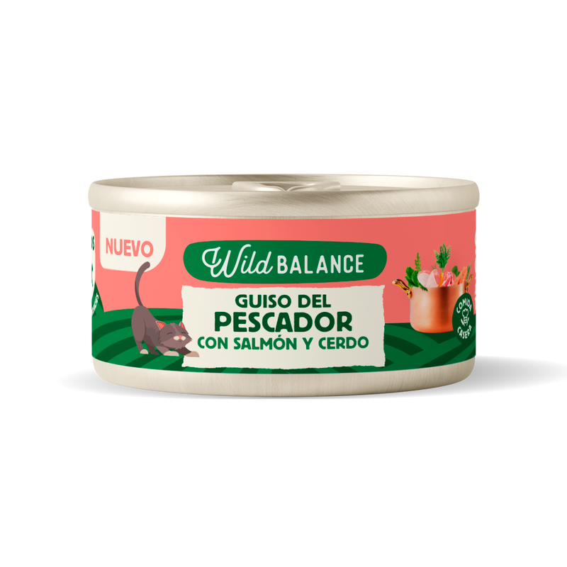 Wild Balance - Ragoût du pêcheur (saumon et porc) 80 g