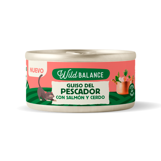 Wild Balance - Ragoût du pêcheur (saumon et porc) 80 g