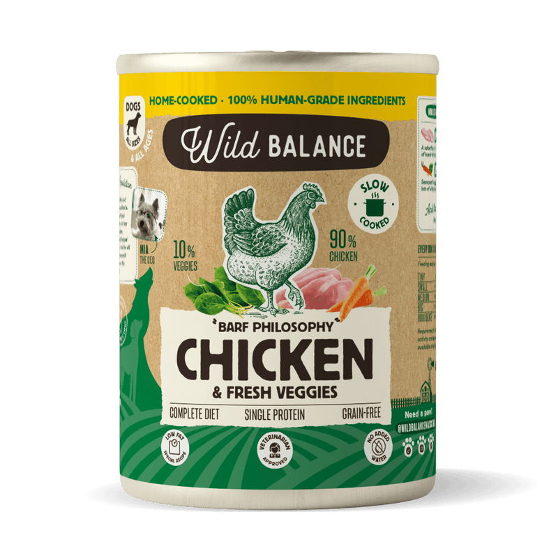 Wild Balance - Pollo (Filosofía BARF) 400g