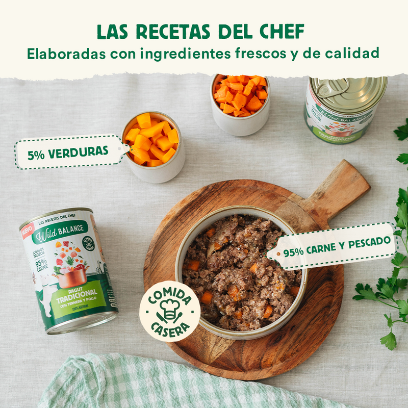 Wild Balance - Ragut tradicional (Ternera y Pollo) 400g