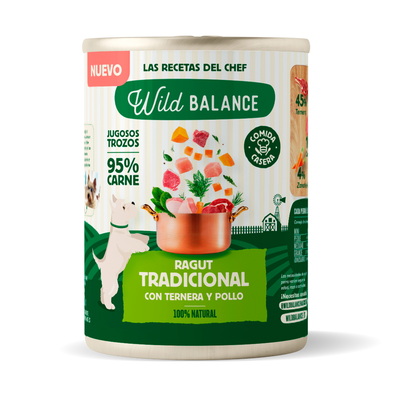 Wild Balance - Ragut tradicional (Ternera y Pollo) 400g
