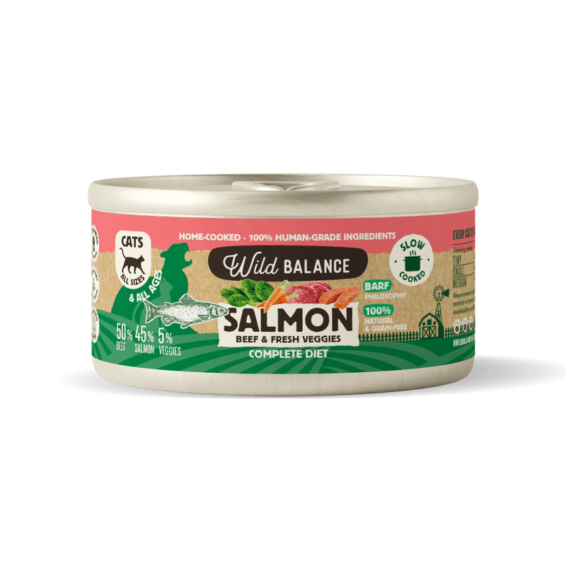 Wild Balance - Saumon et bœuf (Philosophie BARF) 120 gr