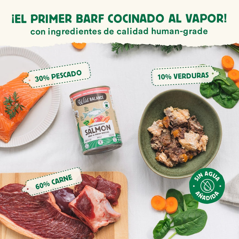 Wild Balance - Salmón (Filosofía BARF) 400g