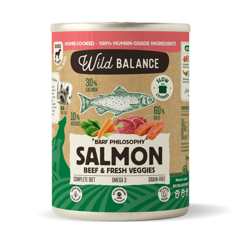 Wild Balance - Salmón (Filosofía BARF) 400g