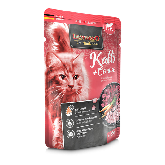 Croquettes pour chat Leonardo - Bœuf aux légumes