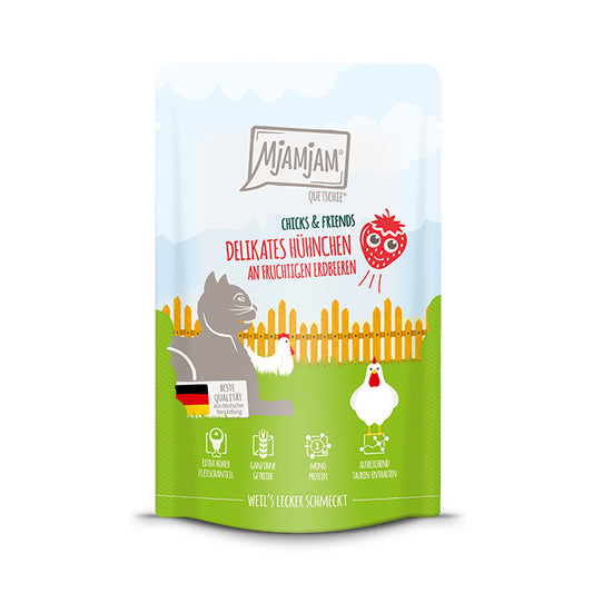 MjAMjAM - Poulet aux fraises Chicks & Friends 125 g