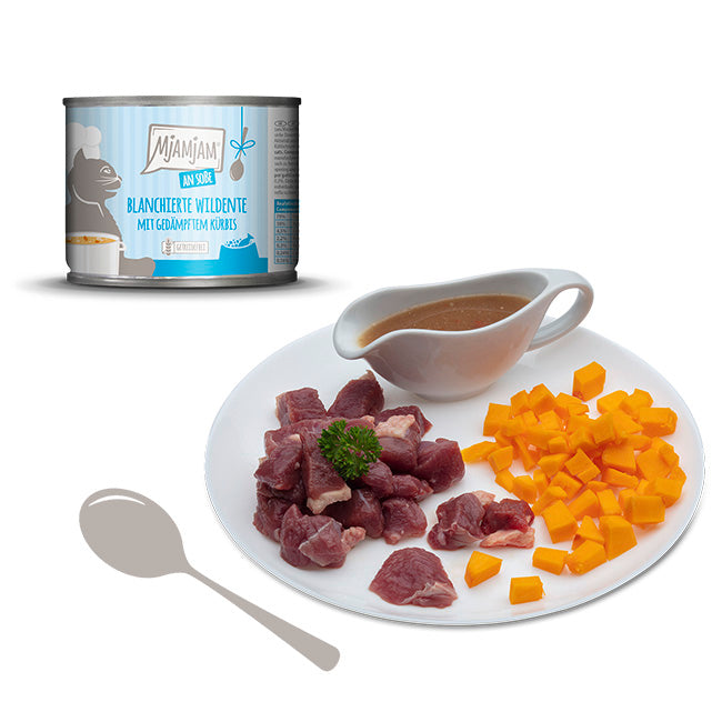 MjAMjAM - Canard sauvage à la citrouille vapeur en sauce 185g