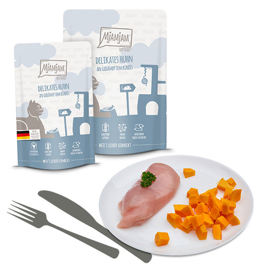 MjAMjAM - Poulet délicat au potiron vapeur 125g