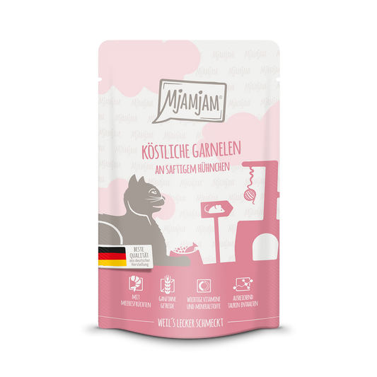 MjAMjAM - Délicieuses crevettes sur poulet juteux 125 g