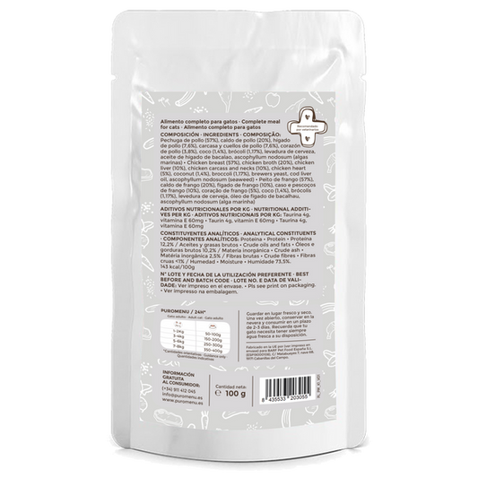 PuroMenu - Momento de Ternura BIO (Pollo) 100g